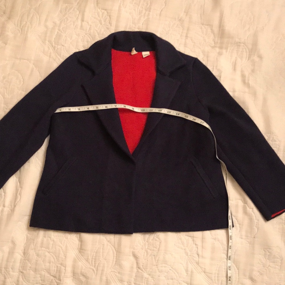 Anthropologie Moth Jacket with Red Lining